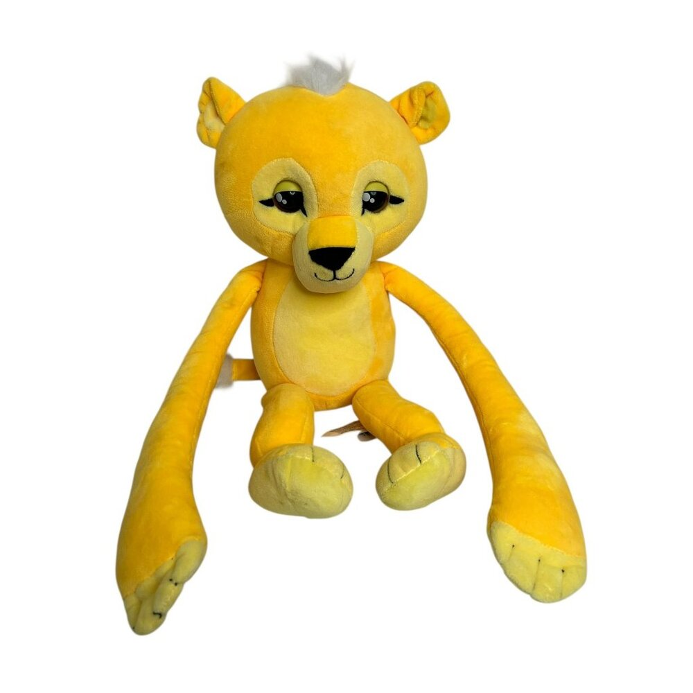 WowWee Fingerlings Plush Lion Yellow Makes Sounds Closing Eyes 18 in